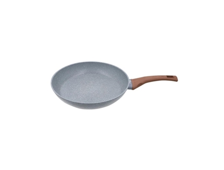 Sartén Thulos con Revestimiento Antiadherente Efecto Piedra Ø22 cm. Mango de baquelita de tacto suave, efecto madera. SUINGA