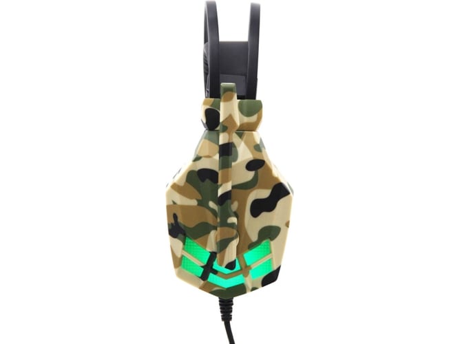 Auriculares Gaming con Cable ANSELF V7245Cay (On Ear - Amarillo)