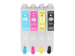 Cartuchos De Tinta Compatíveis Com Chip Permanente T2991a-t2994a Para Impressora Inkjet