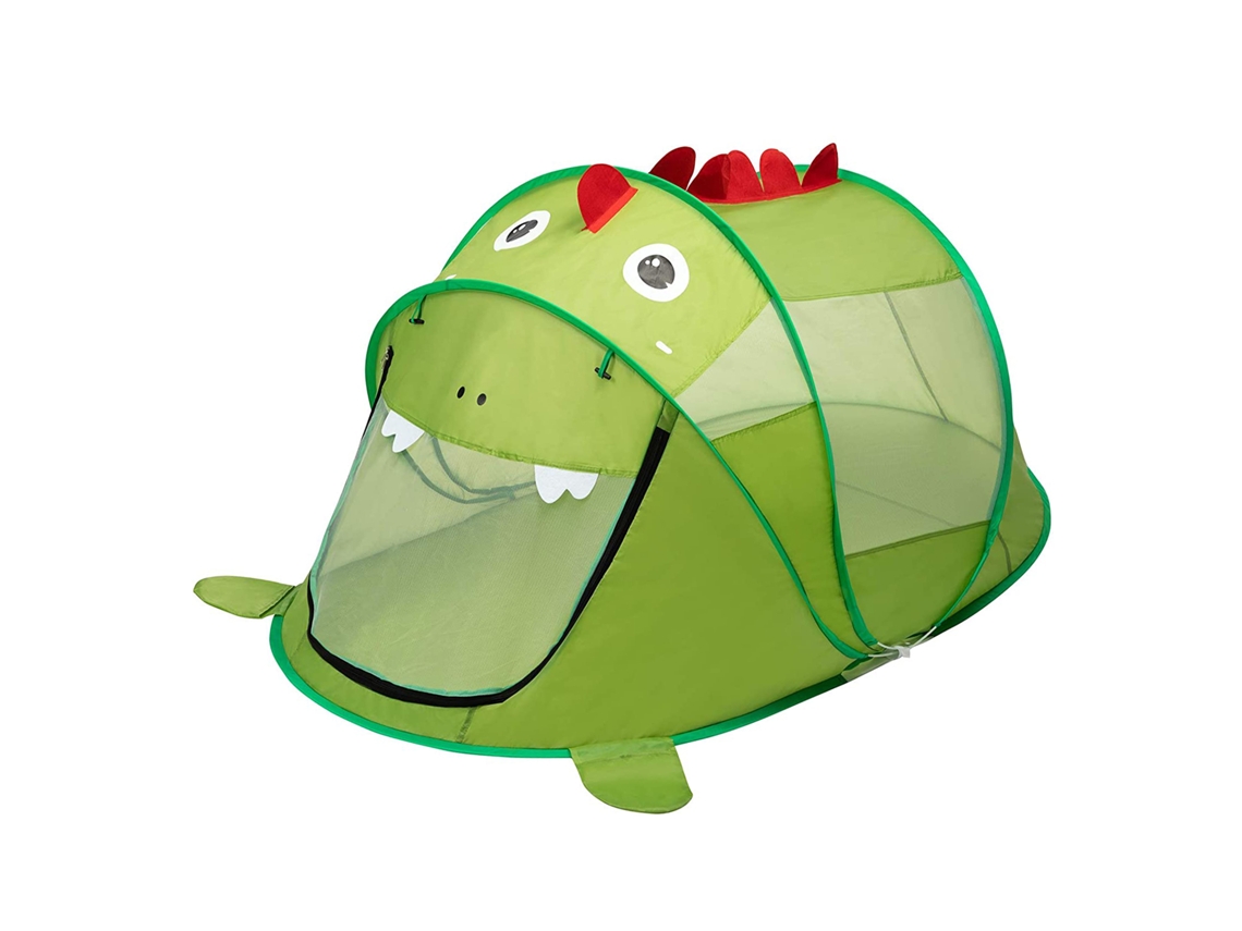 Tienda de campaña infantil de dinosaurios. 182 x 96 cm. Tienda de juegos para exterior, plegable. Se despliega.