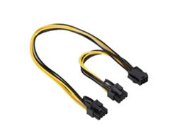Cable Divisor De Alimentación Para Tarjeta Gráfica De 6pin A Doble Pci-e 8pin
