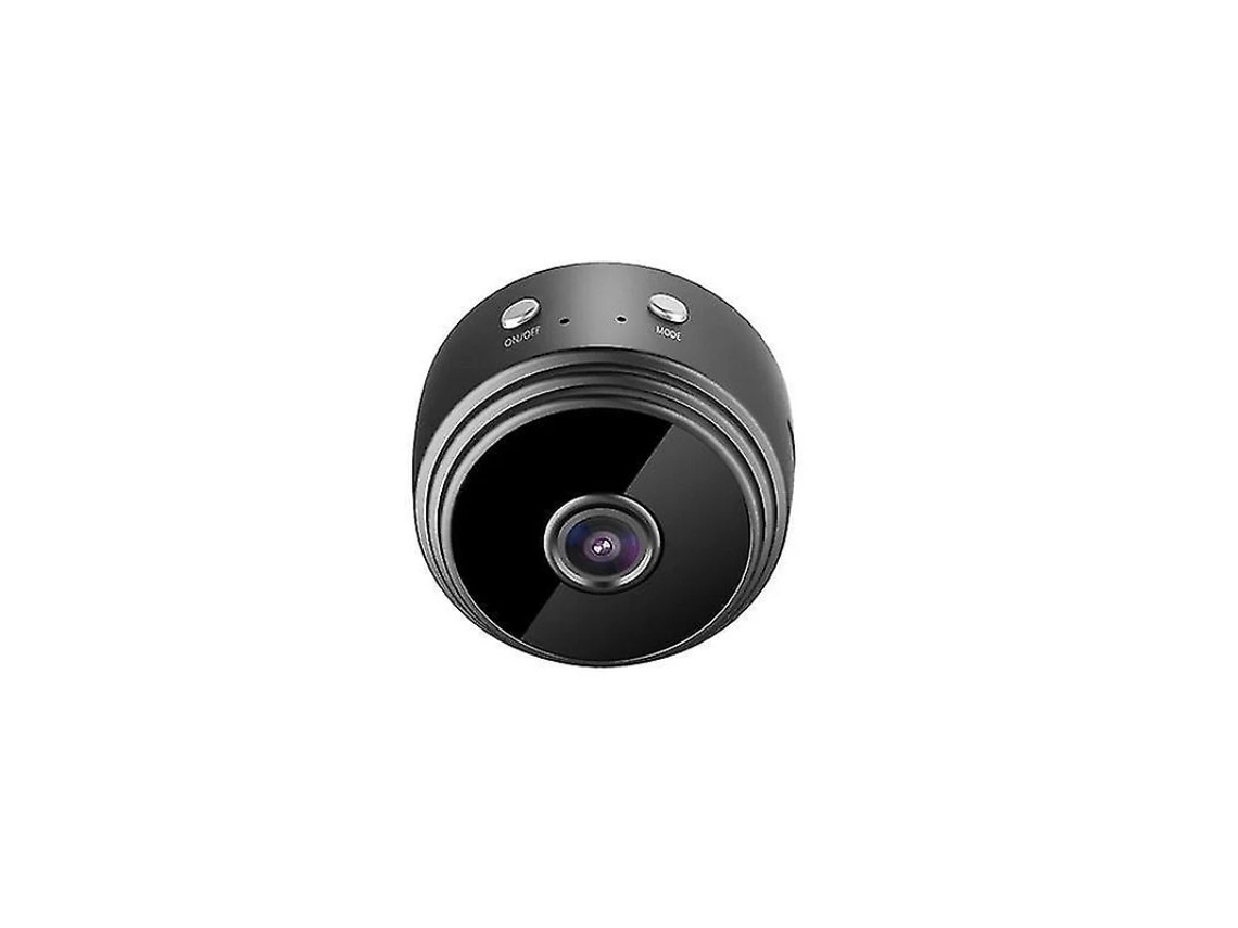 Mini cámara espía wifi, batería de larga duración y detección de movimiento, color negro Yizhood