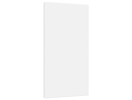 Conjunto 12 Lienzos tensados VIDA XL madera maciza de pino y tela blanco (40 x 20 x 1.5 cm )