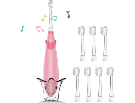 Cepillo de Dientes Eléctrico para AILORIA Bubble Brush Rosa (22000 rpm)