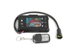 Calefactor de aire para aparcamiento de coches de 12 V y 5 kW con pantalla LCD y placa base.