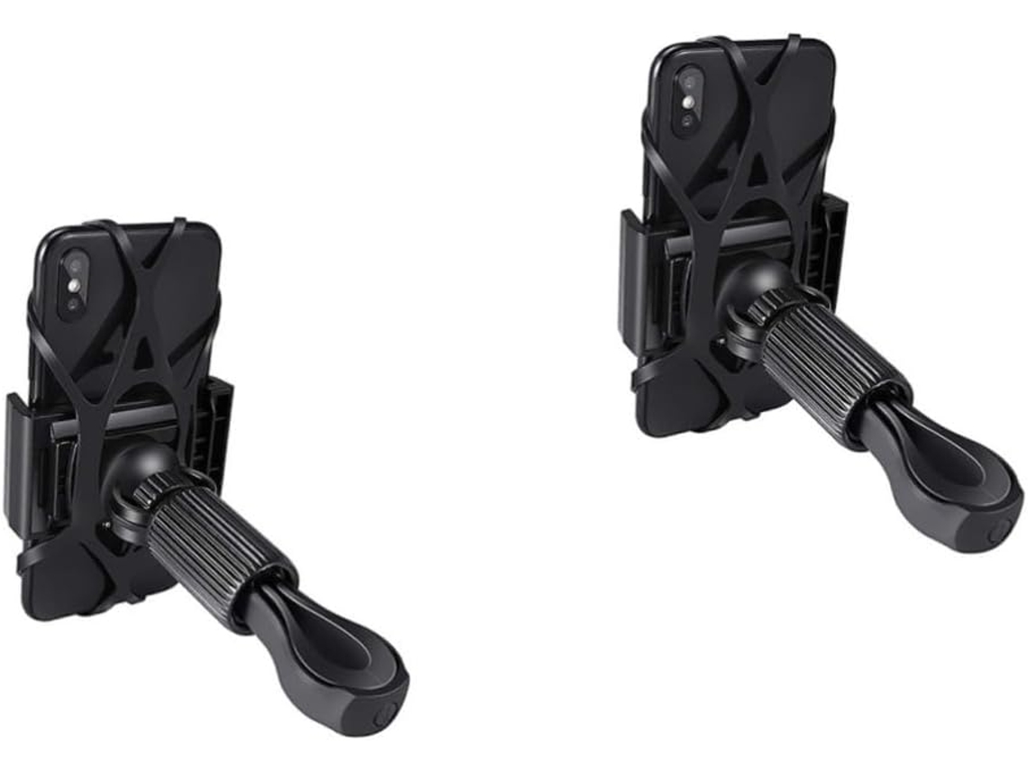 Juego De 2 Soportes Para Teléfono Para Bicicleta, Soporte De Navegación Seguro, Ajuste Robusto Y Estable.