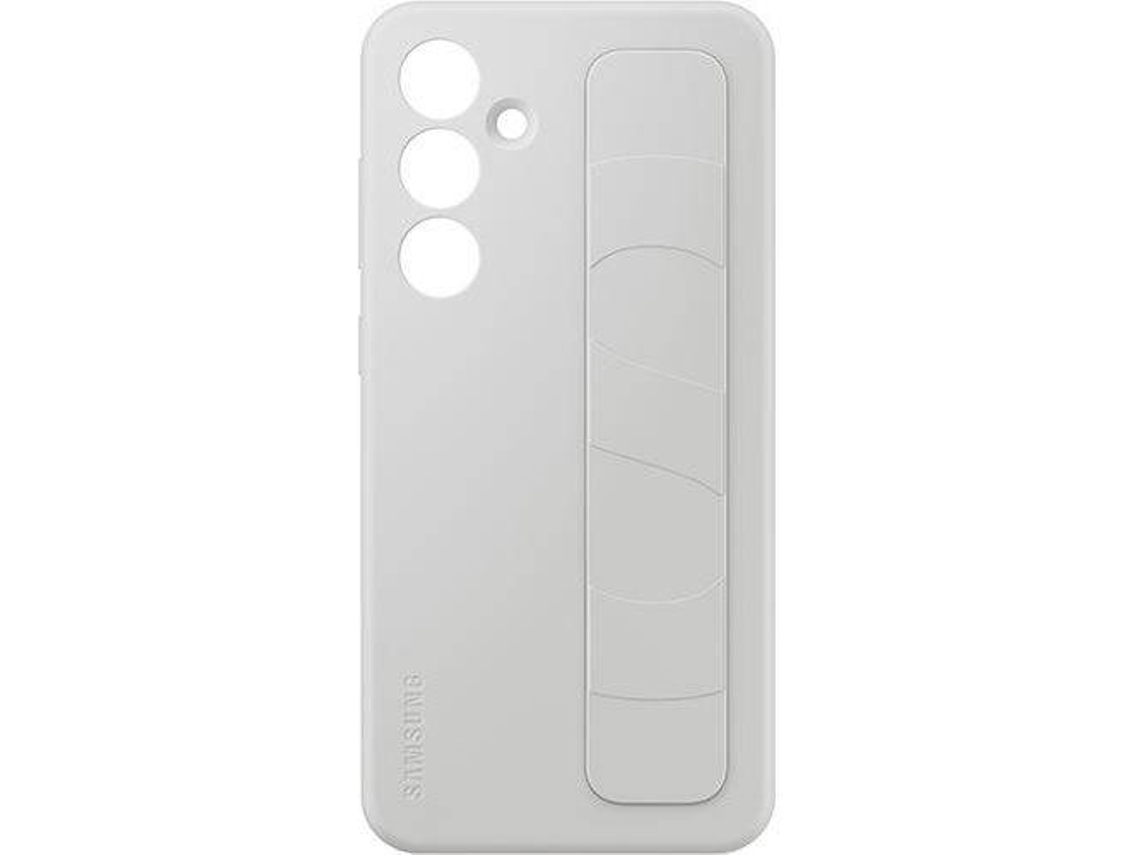 Funda SAMSUNG Standing con Correa para Galaxy S24 FE (Gris)