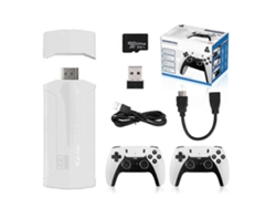 Consola de videojuegos retro M8 Plus, inalámbrica, 2,4 GHz, 4K, 64 GB, 20.000 juegos, portátil para TV, Hengjian