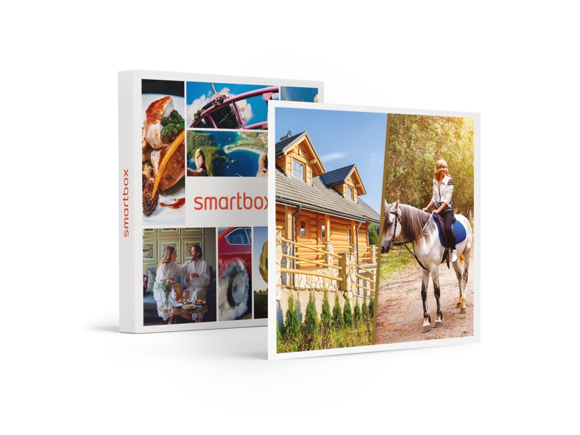 Caja Regalo SMARTBOX Escapada rural de 1 noche con desayuno y ruta a caballo para 2 personas