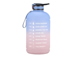 Botella De Agua Deportiva Motivacional A Prueba De Fugas Con Gradiente De 3,78 L Rosewell