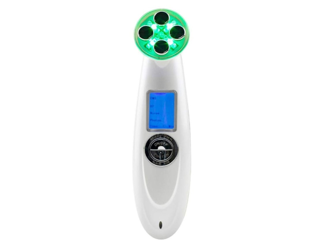 Dispositivo Facial Para Cuidados Com A Pele Yizhood L2 Terapia De Fótons Led De 5 Cores Branco