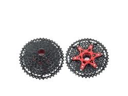Rueda libre para bicicleta de montaña, ultraligera, 1 pieza, 10 velocidades, 42 dientes, color negro, OEM