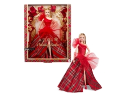 BARBIE Signature Con Vestido Rojo a Cuadros