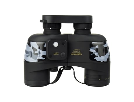 Prismáticos CHRONUS 7X50 Impermeable Pesca Observación de Aves Safari Negro