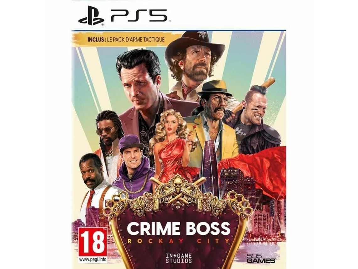 Juego electrónico PlayStation 5 Solo para juegos Crime Boss: Rockay City