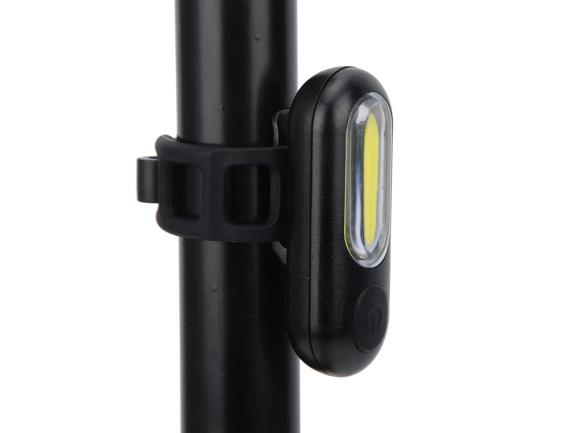 Luz trasera de seguridad para bicicleta, de silicona y plástico, impermeable, portátil, recargable por USB, Jytgalx