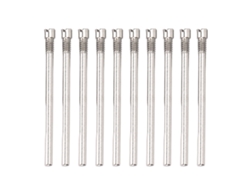 10 Pasadores De Unión Roscados Para Correas De Reloj, Acero Ligero, Duradero, 0,65 X 0,04 Pulgadas M0,05 Pulgadas