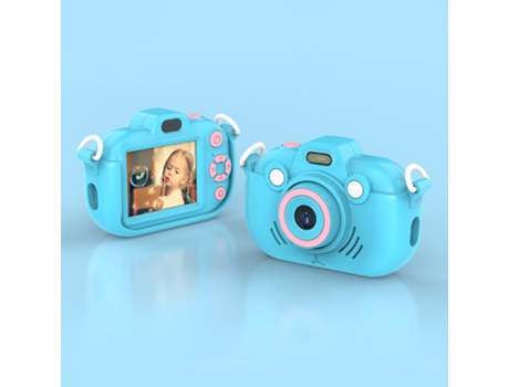 TRUMTW 502 Cámara Infantil Tarjeta 32G Azul