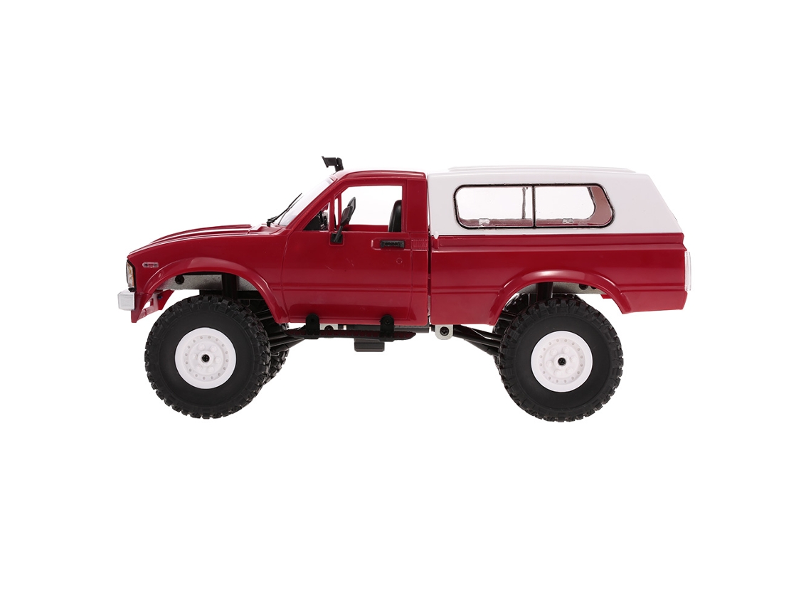 Mali carro Rc Wpl C24 1/16 4wd Off road com Farol Crawler Camioneta Brinquedo para Crianças Rtr
