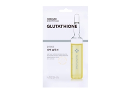 Mascarilla facial iluminadora con solución blanqueadora - Glutatión