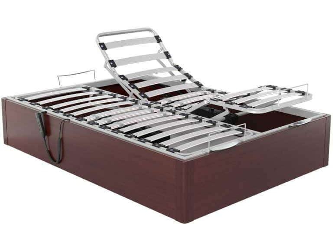 Canapé AZNAR Abatible Articulado Con Motor Ankara Altura 34 Cm - Wengue - 150X190Cm
