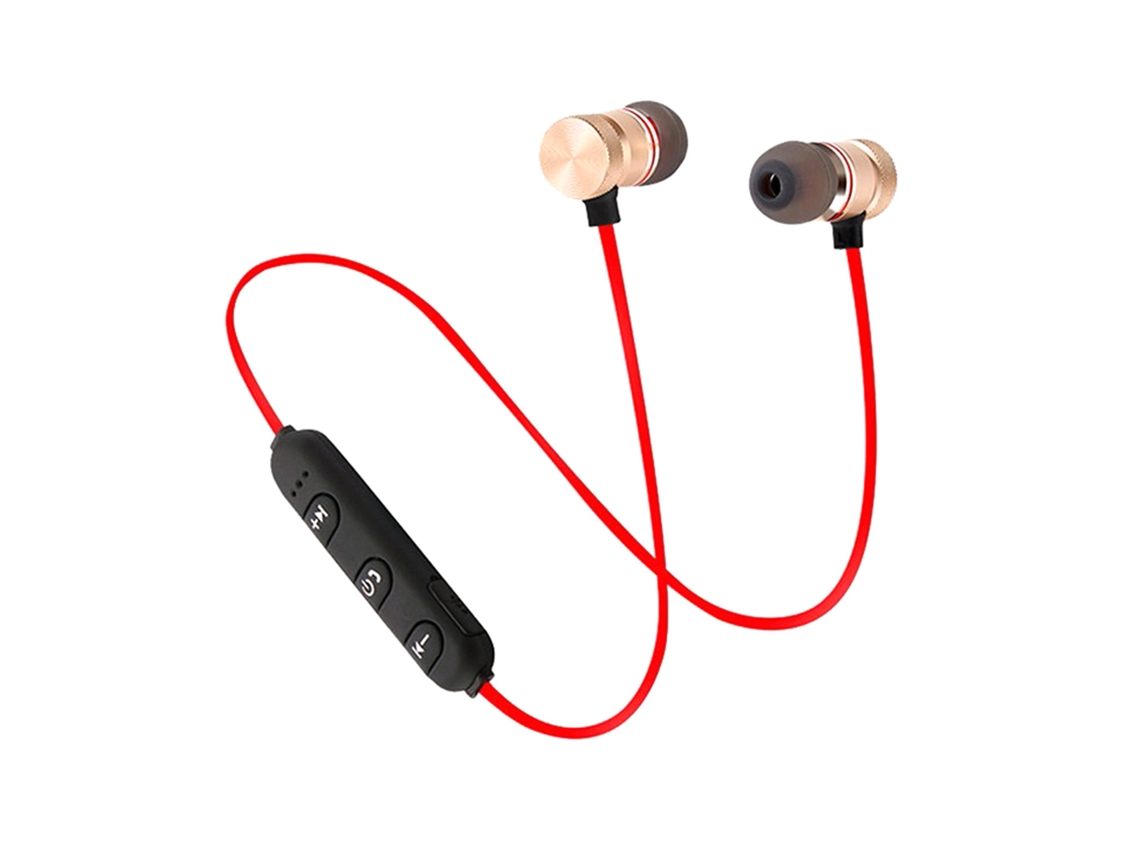 Auriculares Bluetooth Wireless 5.0 Sport Music Magnetic Music Metal con micrófono