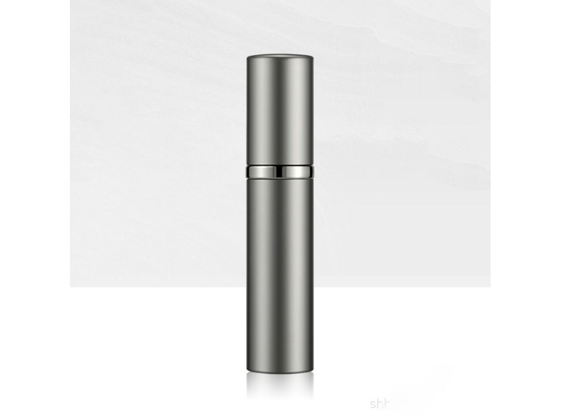 Minibotella De Perfume Portátil Recargable De Aluminio (gris) De 5 Ml