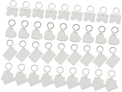 Nuobesty 36 Chaveiros Em Branco Para Sublimação - Acessórios Diy