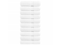 Toallas De Baño Solund 10 Unidades Blanco 100x150 Cm 600 Gsm Wsd258746