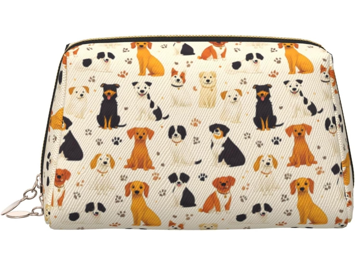 Neceser De Viaje Cuero Organizador Para Mujer Diseño Estampado Vacaciones