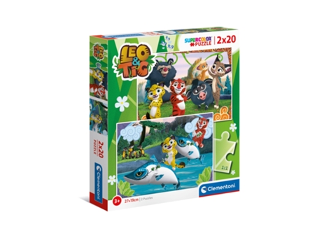 Puzzle CLEMENTONI Supercolor 24785 rompecabezas 20 pieza(s) Animales