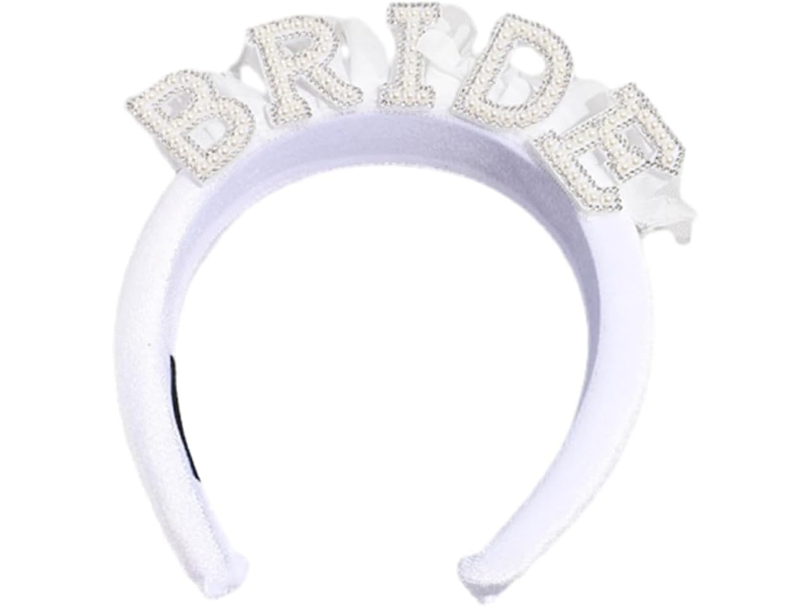 Diadema Con Perlas Artificiales Para Fiesta De Bodas - Regalo Elegante Para Despedida De Soltera