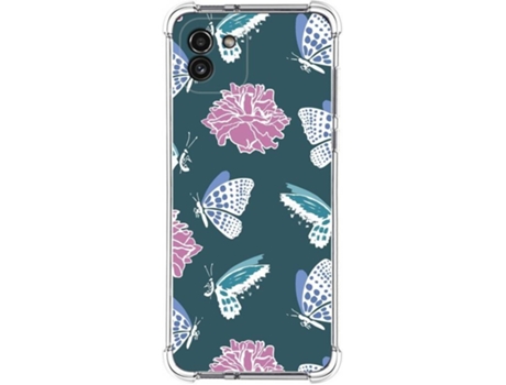 Carcasa para Samsung Galaxy A03 TUMUNDOSMARTPHONE Dibujos Antigolpes Flores 10 Multicolor