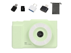 Micro Cámara Digital Única Con Pantalla Flip Hd Zoom 16x Con Luz De Relleno Led Y Tarjeta De Memoria 32g Zruxe