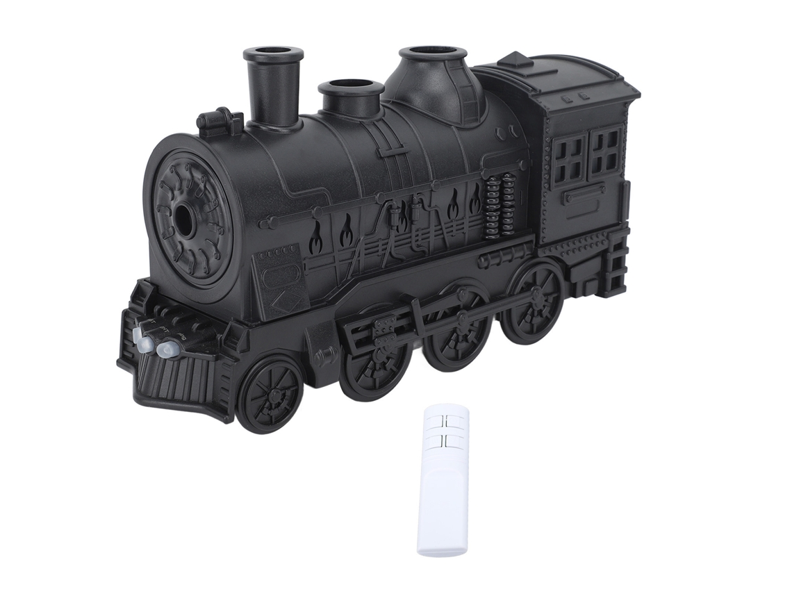 Difusor De Aceites Esenciales Y Humidificador De 300 Ml Con Forma De Tren, 2 Modos De Iluminación Y Mando A Distancia.