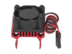 Ventilador de refrigeración para coche RC Traxxas 1/18 rojo
