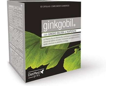Complemento Alimentar DIETMED Ginkgobil Con Ginkgo Biloba Cápsulas (60 cápsulas)