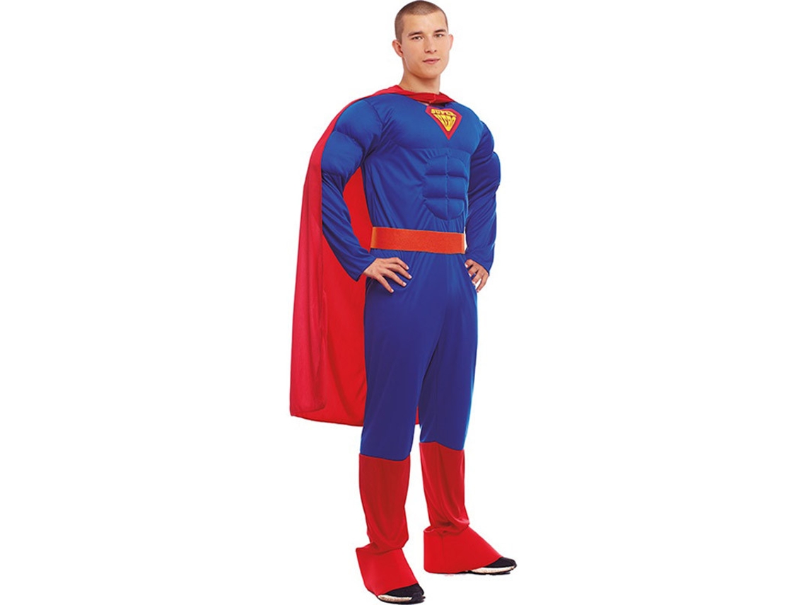 Disfraz de Hombre PARTILANDIA superhéroe kriptoniano (Tam.: S)