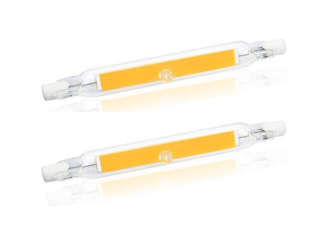Bombilla Led Cob De Filamento R7s 78mm J78 5w 500lm 4000k Equivalente A Halógena De 30-50w 2 Unidades Clase A++