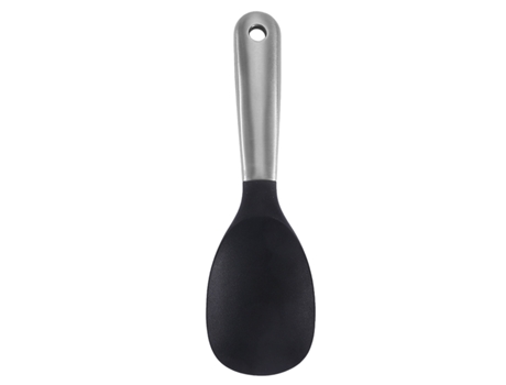Cuchara De Servicio De Acero Inoxidable, Cuchara De Servicio, Cuchara De Servicio Resistente Al Calor, Cuchara De Silicona Apta Para Lavavajillas Z...