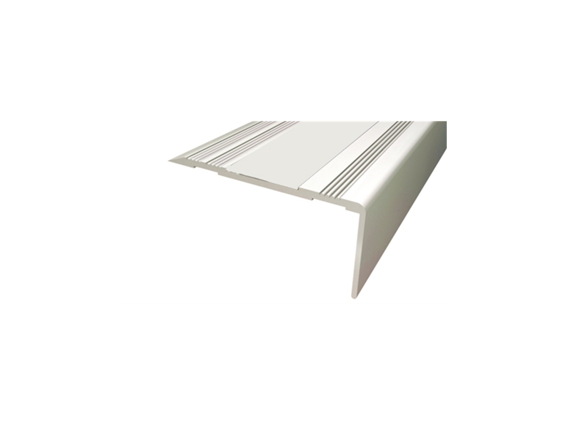 Cantonera Aluminio 50mm - Sin Antideslizante - Taladrado 21mm Alt. 50mm Anch. 1m Larg.