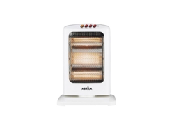 Estufa Eléctrica 1200w Blanco 3 Potencias Oscilante 3 Elementos Antivuelco Asa 44x33x23cm Candente