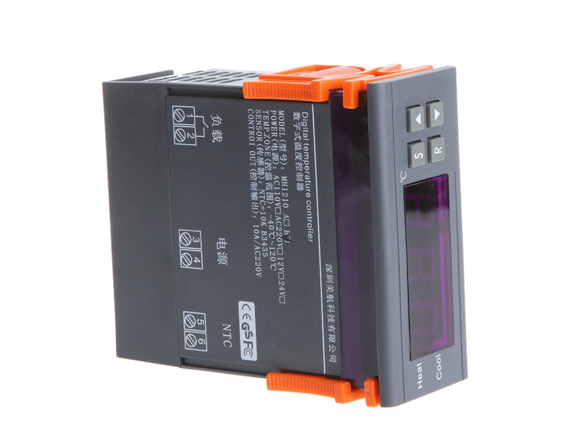 Controlador Digital De Temperatura 10a 220v Con Termopar -40℃ A 120℃ Y Función De Alarma