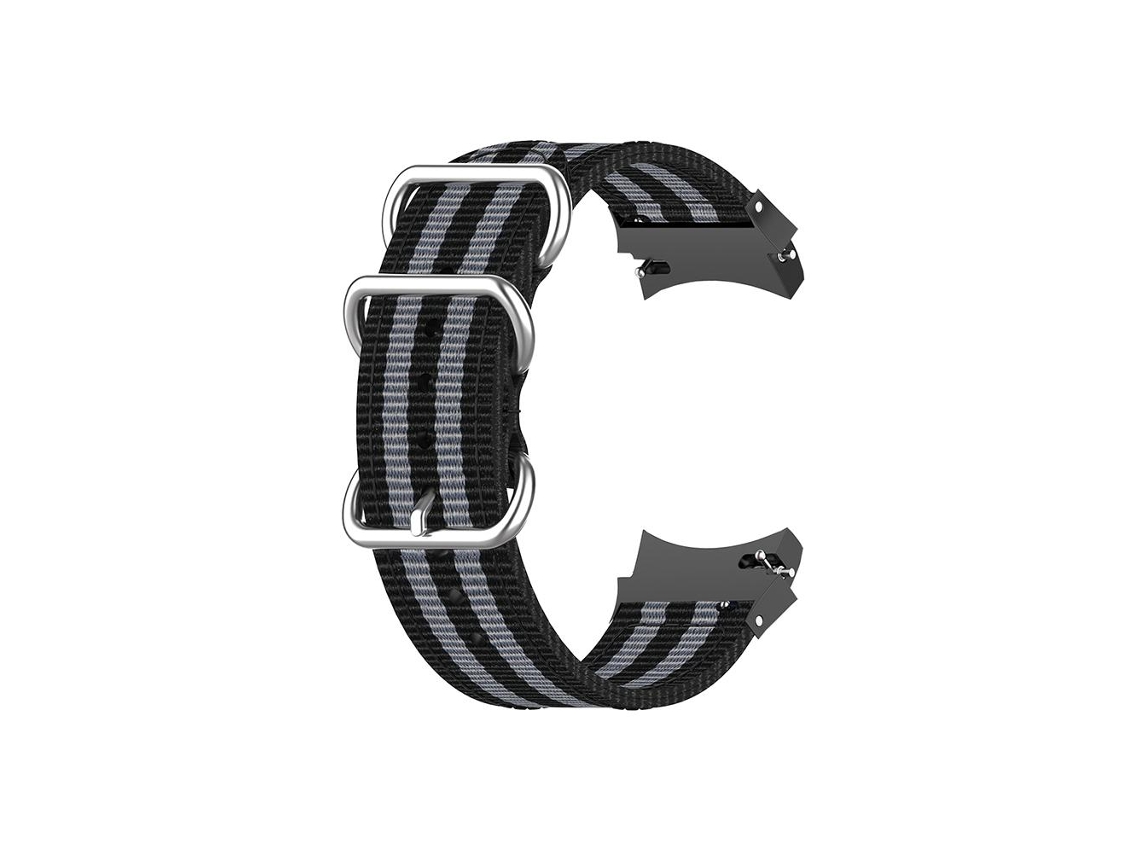 Correa De Reemplazo Para Reloj Inteligente Smartwatch Para Watch 4 40/44mm Y Classic 42/46mm Negro Gris