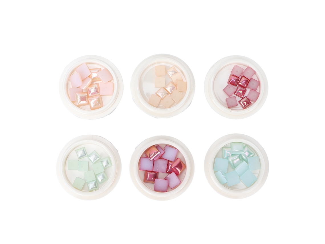 Caixas Conjunto De Adornos De Unhas Diy Com Glitter Brilhante Para Arte De Unhas Acessórios