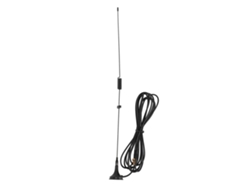 Antena De Radio Móvil Para Coche De Doble Banda 144/430mhz Vhf Uhf Con Base Magnética Y Conector Sma Hembra.