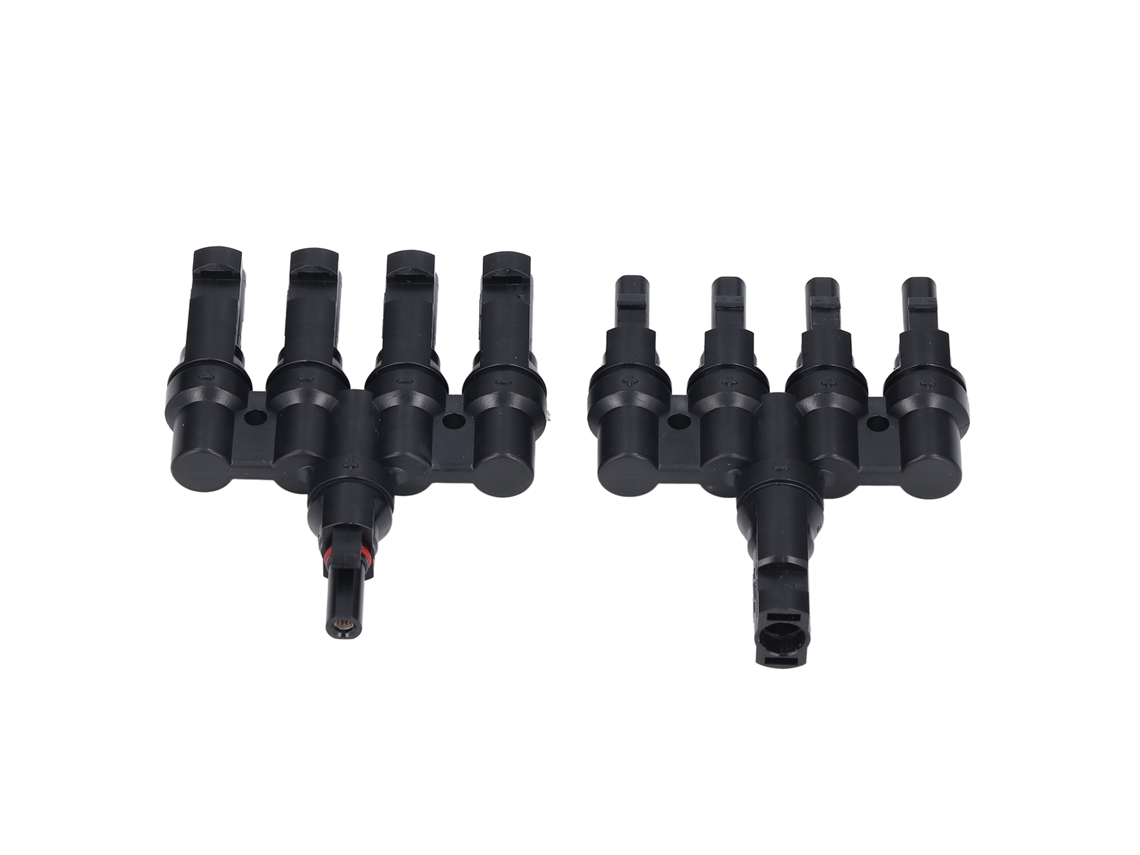 Conector De Derivación Fotovoltaica T 4 A 1 Par Macho-hembra 50a Latón Ip67 Ppo