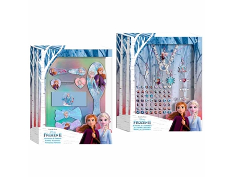 Set de Bisutería KIDSEUROSWAN Set promo y accesorios pelo y bisutería Frozen 2 (Edad Mínima Recomendada: 3 años)