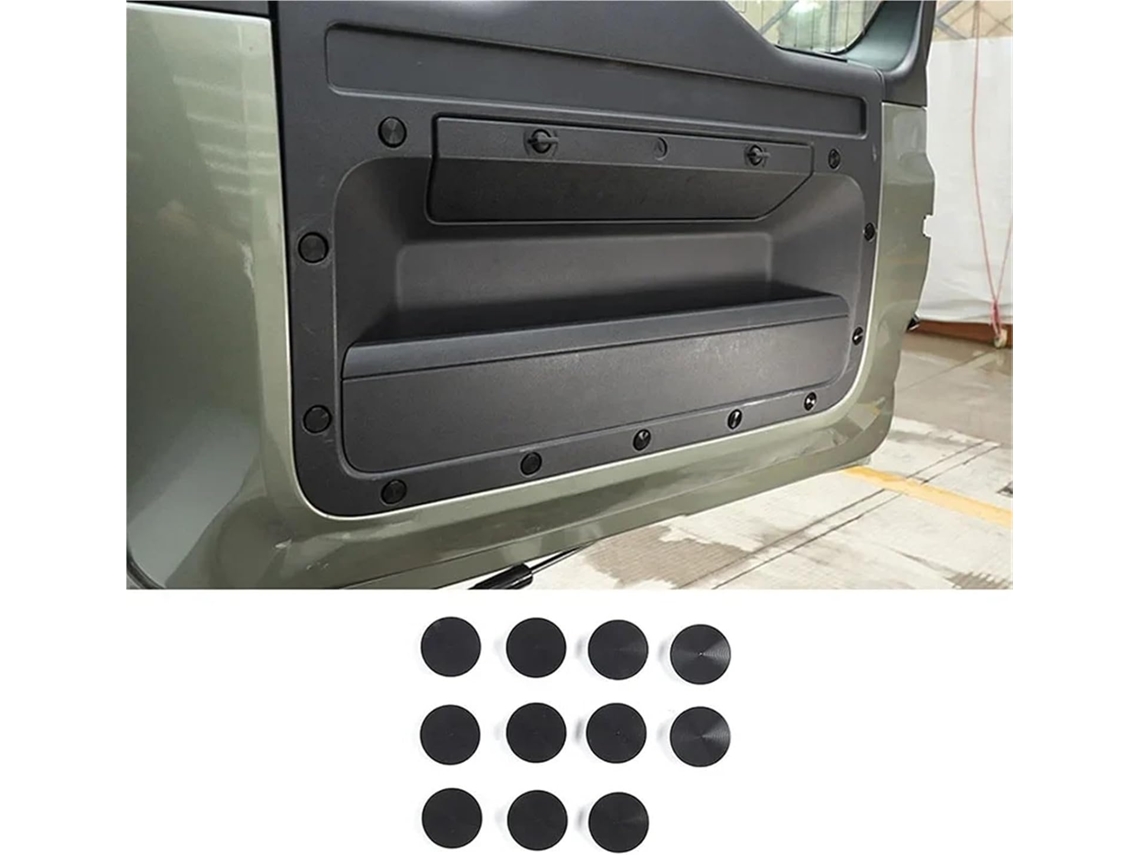 Pegatinas Para Coche, Pegatinas Protectoras Tornillos Del Salpicadero, Interiores De Puertas Aleación