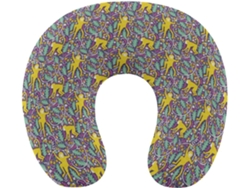 Almohada Forma Diseño Mono Espuma Viscoelástica Viscoelástica Fácil Relajación Cómodos Familia.brfácil